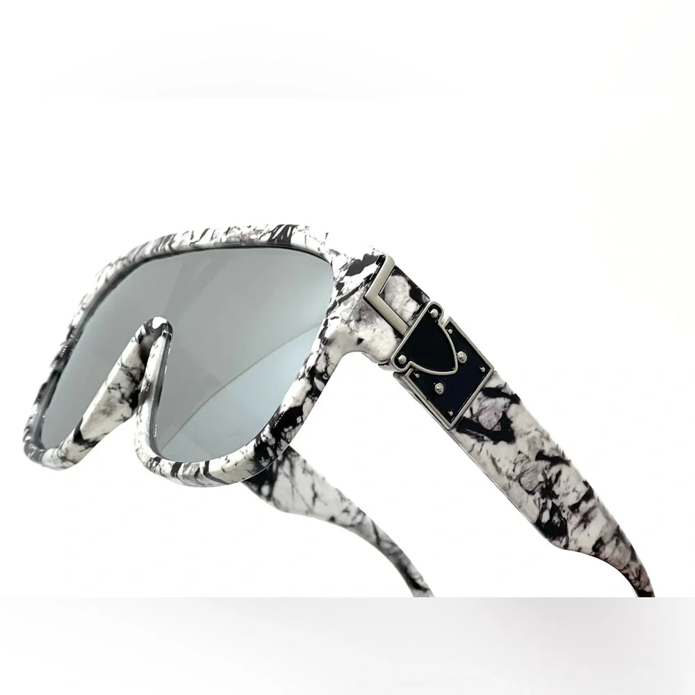 Sunglasses oversized Men Women Shades single lens Fashion Designer‎ Flat lens